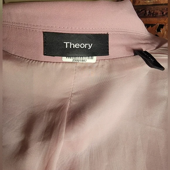 Theory Etiennette Blazer, Pink, Size 0